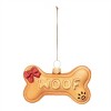 Glass Dog Bone Ornament (Set of 12) - 3 of 3