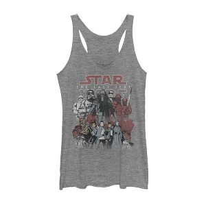 Women's Star Wars The Last Jedi Group Shot Racerback Tank Top - 1 of 3