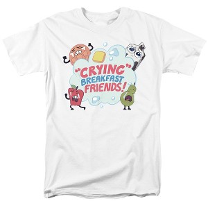 Steven Universe Crying Breakfast Friends Adult T-Shirt - 1 of 4
