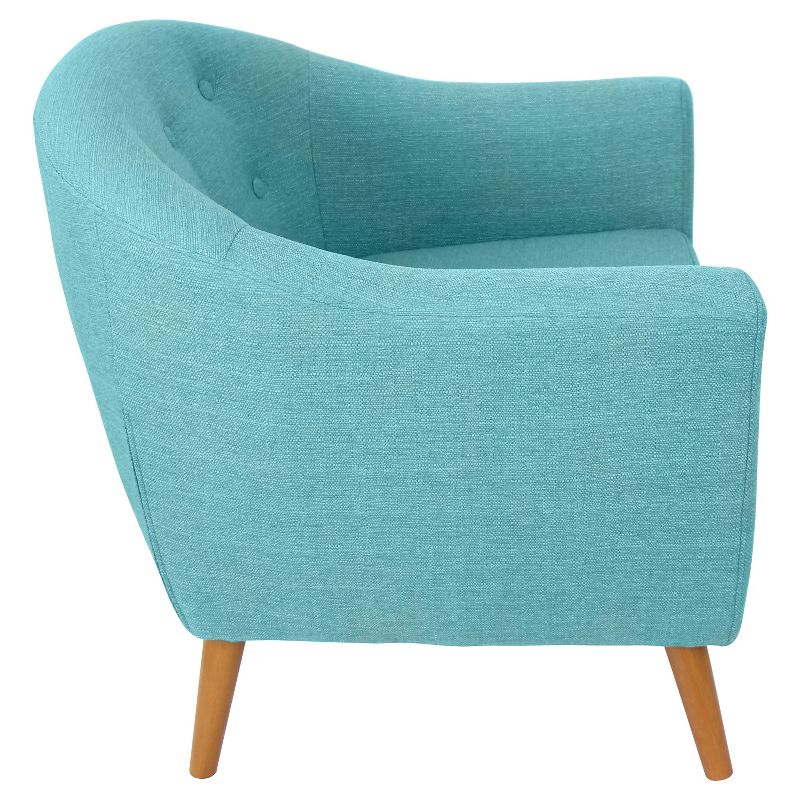 LumiSource Rockwell Accent Chair - Teal, 3 of 11