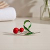 Anna-Kaci Tulip Flower Metal Hair Claw Clip with Enamel Petal and Leaf Detailing - 2 of 4