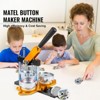 VEVOR Button Maker Machine, 75 mm (3 inch) Badge Punch Press Kit, Button Making Supplies with 500pcs Button Parts,Silver - 3 of 4