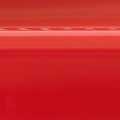 Retro Bright Red Metal Outdoor Sofa Glider, 60"