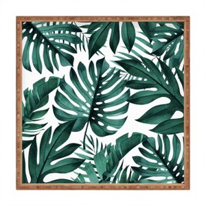 Gale Switzer Jungle Collective 12" x 12" Medium Square Bamboo Tray - Deny Designs - 1 of 3
