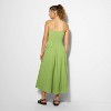 Women's Dropped Basque Waist Midi A-Line Dress - Wild Fable™ Green - 3 of 3