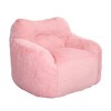 Lyngins Faux Fur Giant Bean Bag Chairs for kids and Adults,Lazy Chairs with Armrests and Stuffed High-Density Foam for Living Room - 4 of 4