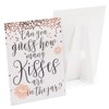 Sparkle and Bash Bridal Shower Party Game with 1 Sign and 60 Cards, Guess How Many Kisses - image 4 of 4