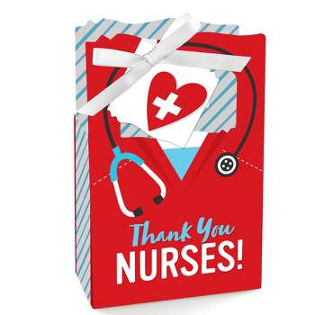 Thank You Nurses - Nurse Appreciation Week Favor Boxes - Set of 12