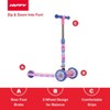 Huffy Disney Princess 3-Wheel Scooter with LED Lights - Pink/Purple - 4 of 4
