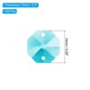 Unique Bargains Hanging Ornament DIY Craft Prisms 2 Holes Octagon Suncatchers 0.55" 100 Pcs - 2 of 4