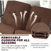 Anybear 2-person brown polyester swing chair - 4 of 4