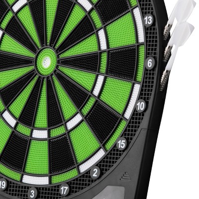 Electronic Dartboard Target Safety Dart Board Electronic Hanging with 6 Darts 