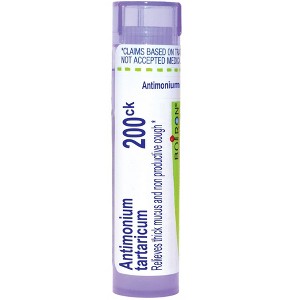 Antimonium Tartaricum 200CK by Boiron Homeopathic Single Medicine For Cough, Cold & Flu  -  80 Pellet - 1 of 4