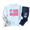 Simply Sage Market S.W.Smiley Be Kind To Your Mind Outline Garment Dyed Sweatshirt - 3 of 4
