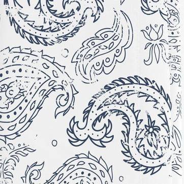 coarse paisley / navy