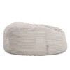 NicBex Polyester Round Bean Bag Chair with Memory Foam,Oversized Lazy Sofa Chair,Modern Lounge Chair for Living Room - 4 of 4