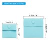 Unique Bargains Portable Velvet Jewelry Pouch with Snap Button for Necklace Bracelet 2 Pcs - 2 of 4