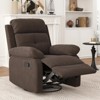 Kumasinova Small Rocker Recliner Chair for Adults,360° Swivel Recliner with Adjustable Backrest,Single Sofa for Living Room,Bedroom,Apartment - 2 of 4