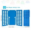 Shirt Folding Board Durable Plastic T-Shirts Clothes Folder 23x27.5inch Plastic Laundry Clothes Flip Fold Laundry Room Organizer - 3 of 4
