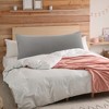 PiccoCasa Long Soft 90 Gsm Microfiber Zipper Closure Body Pillowcases - 2 of 4