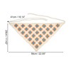 Unique Bargains Women's Fashion Hollow Triangle Headwrap 22.05"x11.42" Orange 1 Pc - 3 of 4