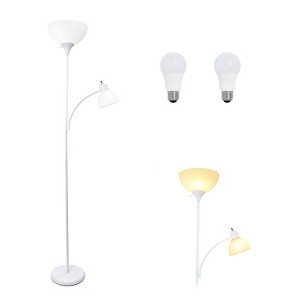 Simple Designs 71.5" Traditional Floor Lamp with Adjustable Light - 1 of 4