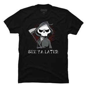 Men's Design By Humans See Ya Later Halloween T Shirt By thebeardstudio T-Shirt - 1 of 4