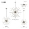 Livex Lighting Utopia 6 - Light Chandelier in  Polished Chrome - 4 of 4
