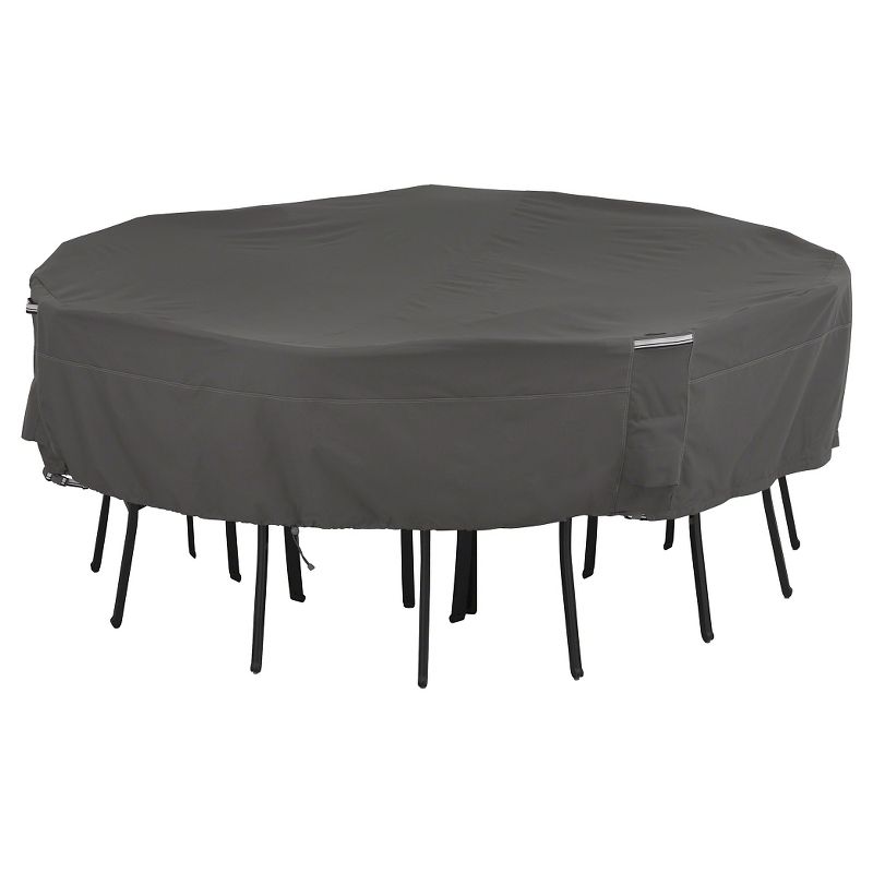 Classic Ravenna Square Patio Table and Chairs Cover-Dark Taupe/Large, 1 of 11