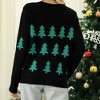 Coolmee Women's Ugly Christmas Sweaters Soft Acrylic Blend Cute Fuzzy Funny Wintertime Holiday Parties Knitted Pullover Sweaters - 4 of 4