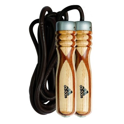 Leather Jump Rope With Wooden Handles