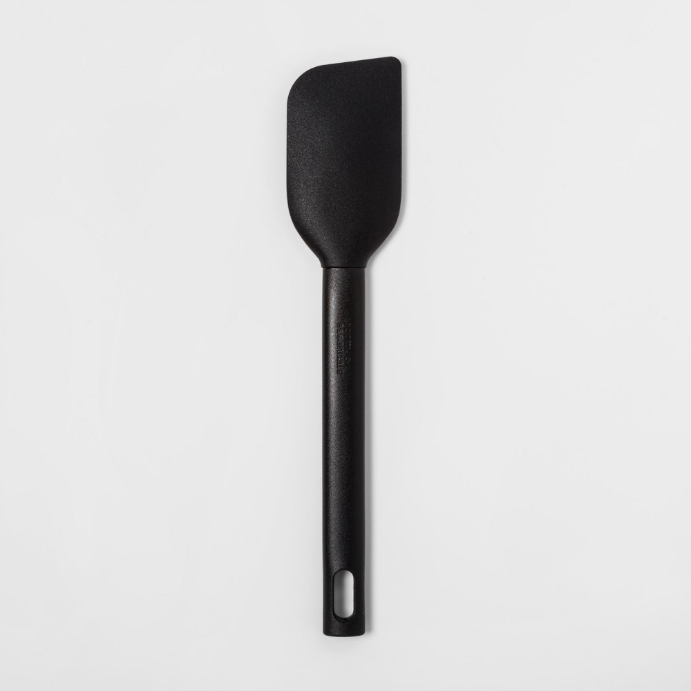 Kitchen Flexible Spatula Black - Room Essentialsâ„¢