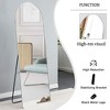 FURNIinspire Full Length Mirrors Wall Mirror, Decorative Mirror, Clothing Store, Floor Standing Large Mirror, Wall Mounted, Silver 23.2"*0.51"*64.9" - 3 of 4