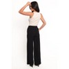 Petal and Pup Womens Cinch Wide Leg Crepe Pant - 3 of 4