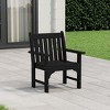 WestinTrends Outdoor Patio HDPE Adirondack Dining Arm Chair - 2 of 4