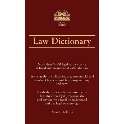 Law Dictionary - 7th Edition by  Steven H Gifis (Paperback)