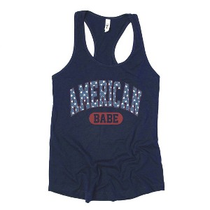Simply Sage Market Women's Varsity American Babe Graphic Racerback Tank - 1 of 2