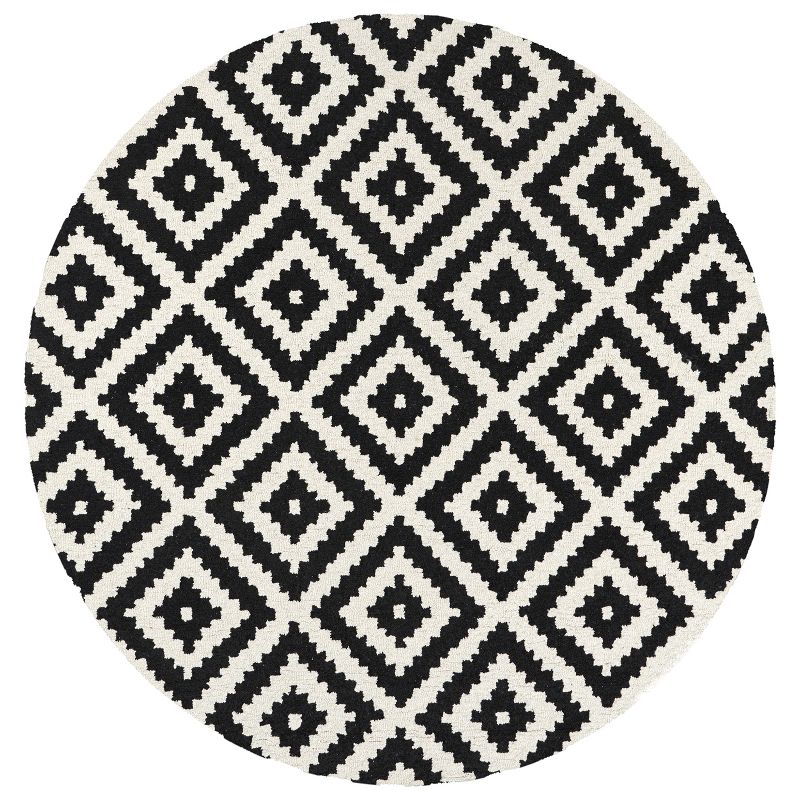 nuLOOM Kellee Hand Tufted Geometric Wool Area Rug, 1 of 16