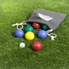 GoSports 65 mm Travel Size Mini Bocce Game Set with 8 Balls, Pallino, Tote Bag and Measuring Rope - 3 of 4