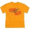 Boys' Star Trek Halftone Logo T-Shirt Gold X Large - 2 of 4