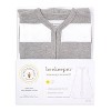 Burt's Bees Baby® Beekeeper™ Wearable Blanket Organic Cotton - Rugby Stripes - Gray - image 3 of 4