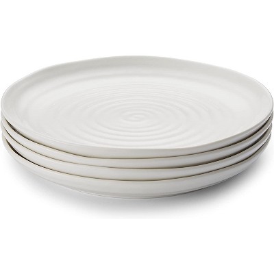 Portmeirion Sophie Conran Lavandula 11-inch Porcelain Dinner Plates, Set Of  4, Lavender Sprig Border Design, Microwave And Dishwasher Safe : Target