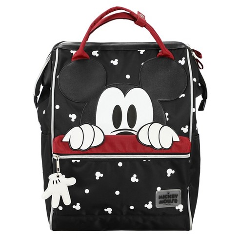 Disney Store Artist Series Gray Mickey Mouse Large School Backpack