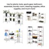 0.75" Set of 2 Extra Storage Shelf Metal Extensions - Breighton Home - 3 of 4