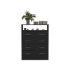 NicBex 4 Drawers Dresser Modern Wooden Cabinet with 4 Drawers and 1 Door Dresser for Closet for Bedroom, Living Room, Hallway - 3 of 4