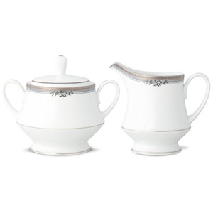 Noritake Laurelvale Sugar and Creamer Set - 1 of 4