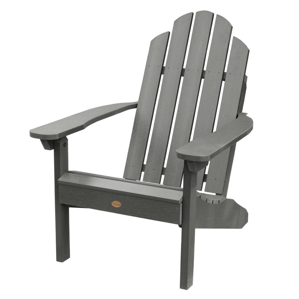 Photos - Garden Furniture Classic Westport Adirondack Chair Coastal Teak Gray- Highwood