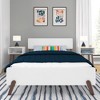 Max & Lily Mid-Century Modern Full-Size Panel Bed - 2 of 4
