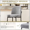 DYHOME Bar Stools Set of 2, 28 Inches Modern BarStools, Counter Height Bar Stools for Kitchen Island, Upholstered Fabric Tall Barstools for Home, Cafe - 4 of 4