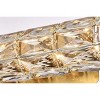 Elegant Lighting Valetta 12 inch LED linear wall sconce in gold - 4 of 4